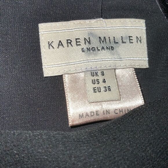 Karen Millen Black Silk Dress size 4 - Picture 12 of 13
